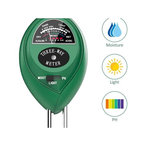 custom holdall moisture meter for plants|3 way soil meter chart.